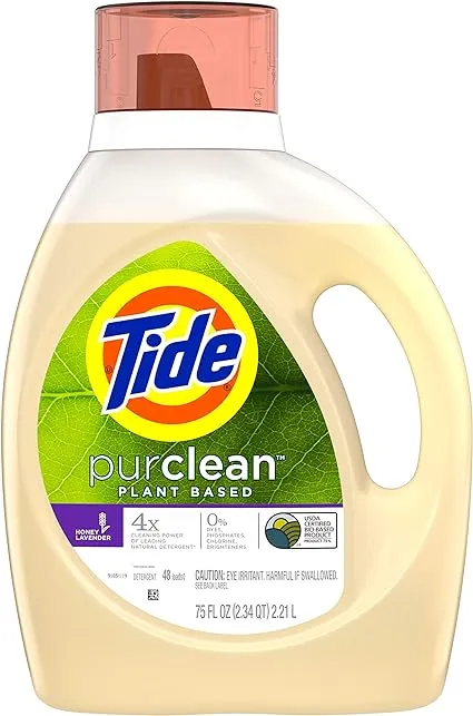 Tide Honey Lavender Purclean Liquid Laundry Detergent - Set of 2 One-Size