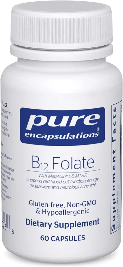 pure encapsulations B12 Folate Kapseln, 90 St. Kapseln