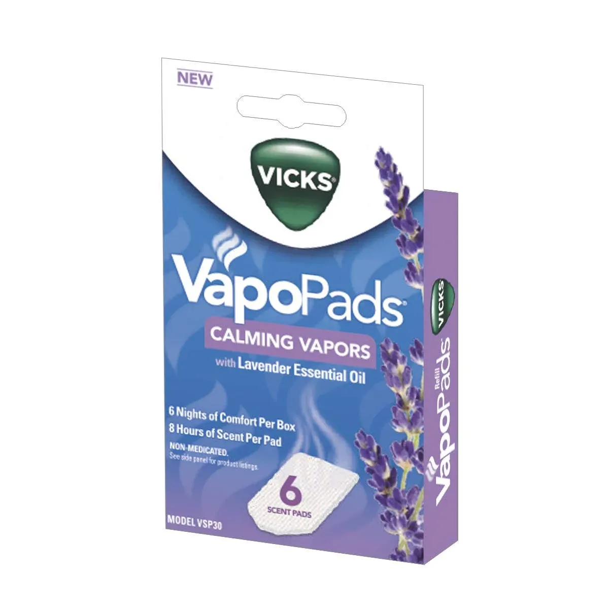 Vicks VapoPads Calming Vapors Lavender 6 Pads