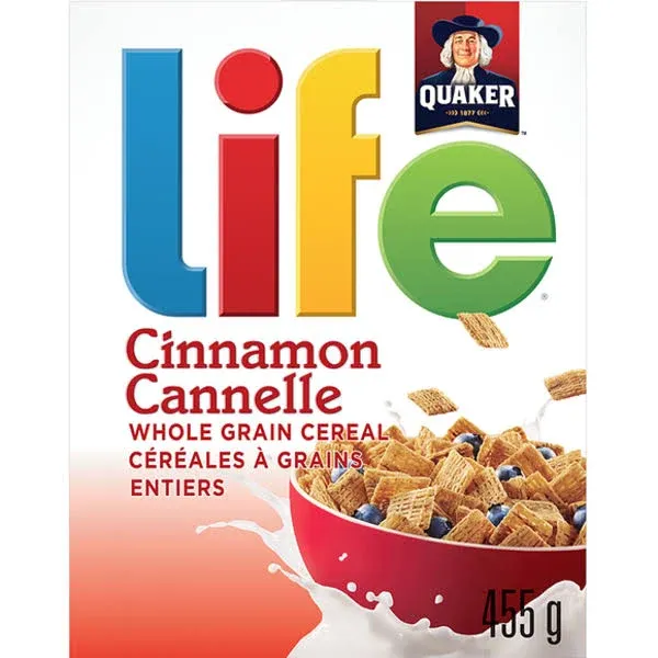 Quaker Life Multigrain Cereal, Cinnamon - 13 oz box