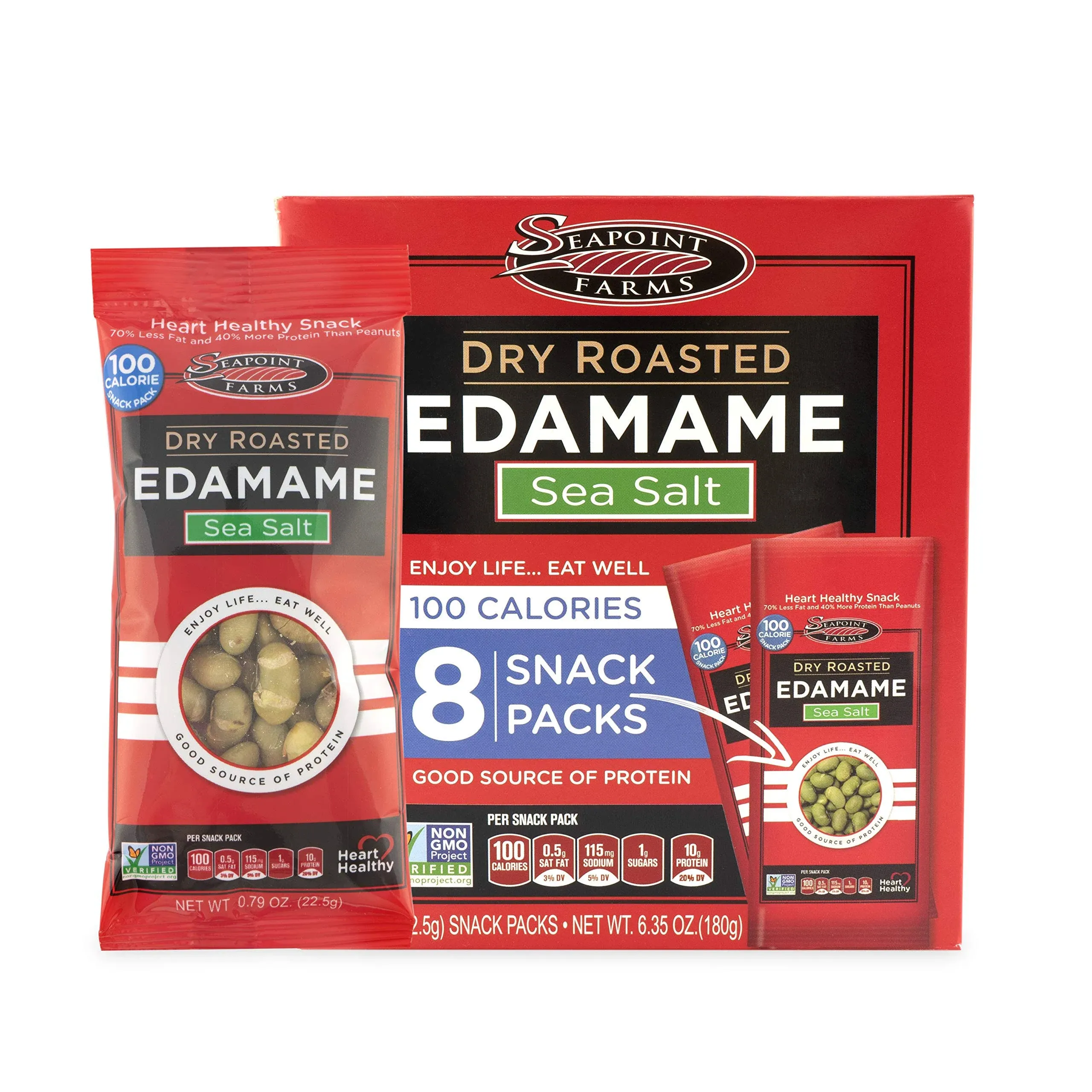 Seapoint Farms Dry Roasted Edamame Wasabi