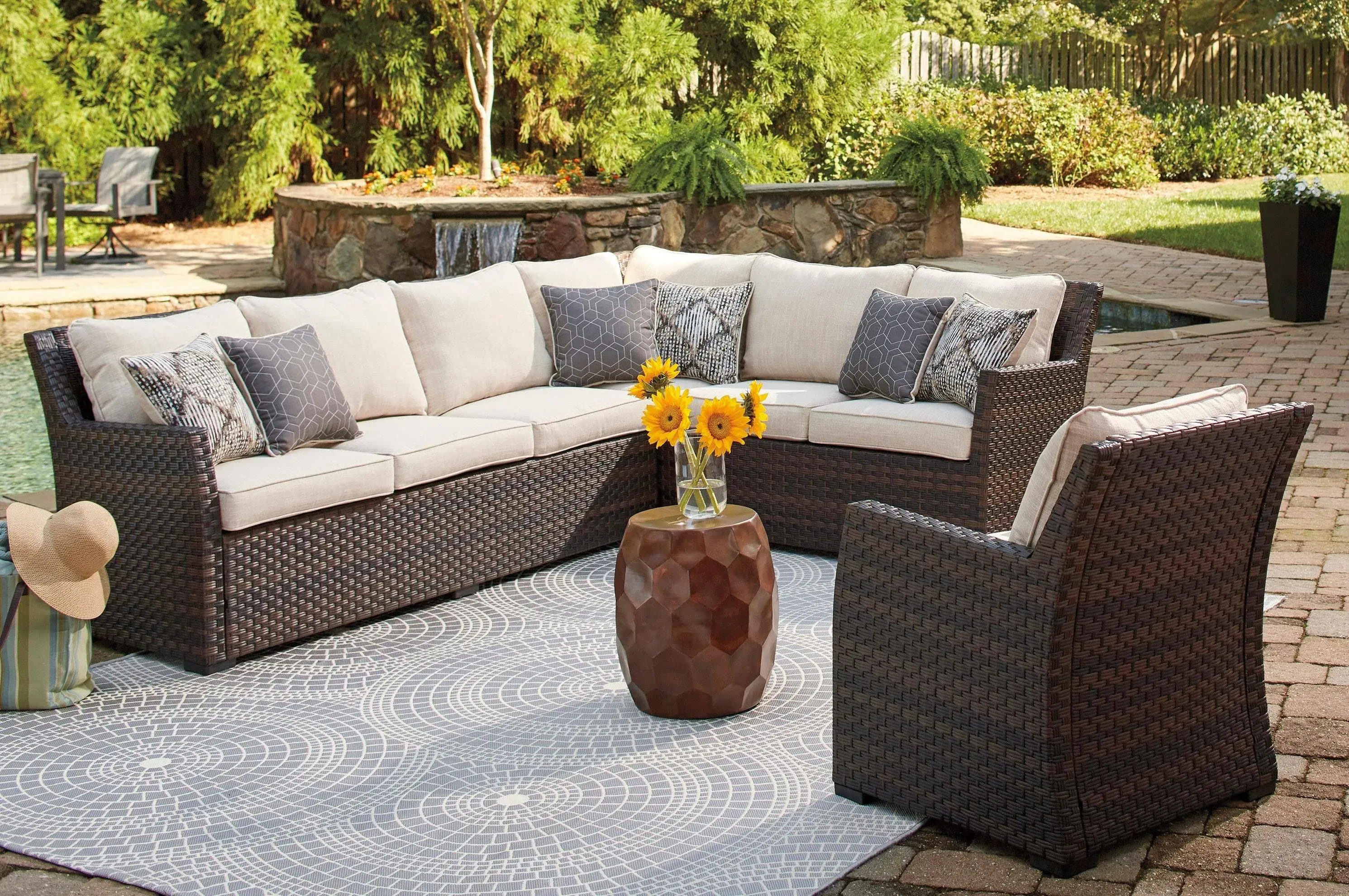 Easy Isle 3-Piece Outdoor Sectional Set