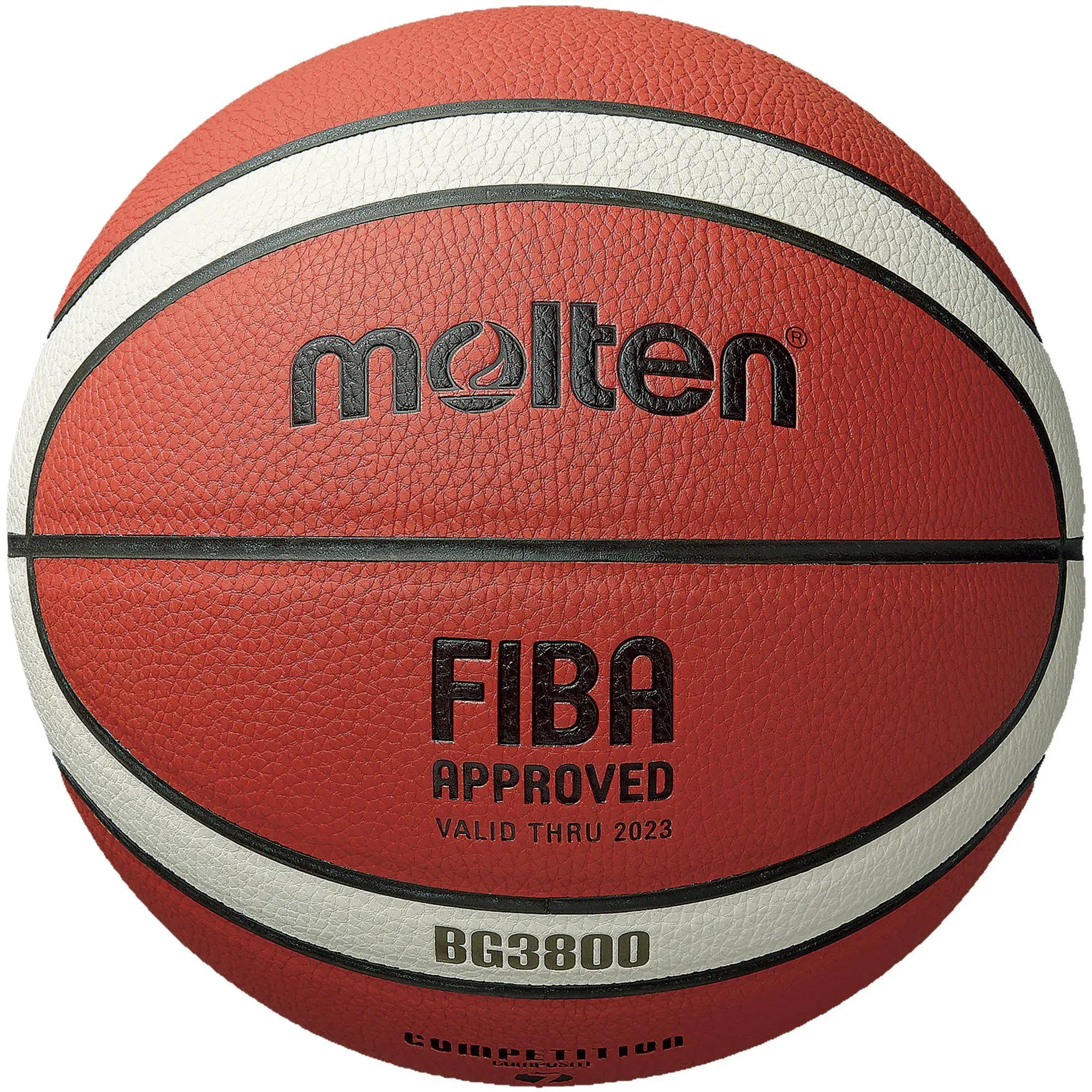 Molten BG3800 Size 7 Basketball - Durable Indoor/Outdoor Game Ball