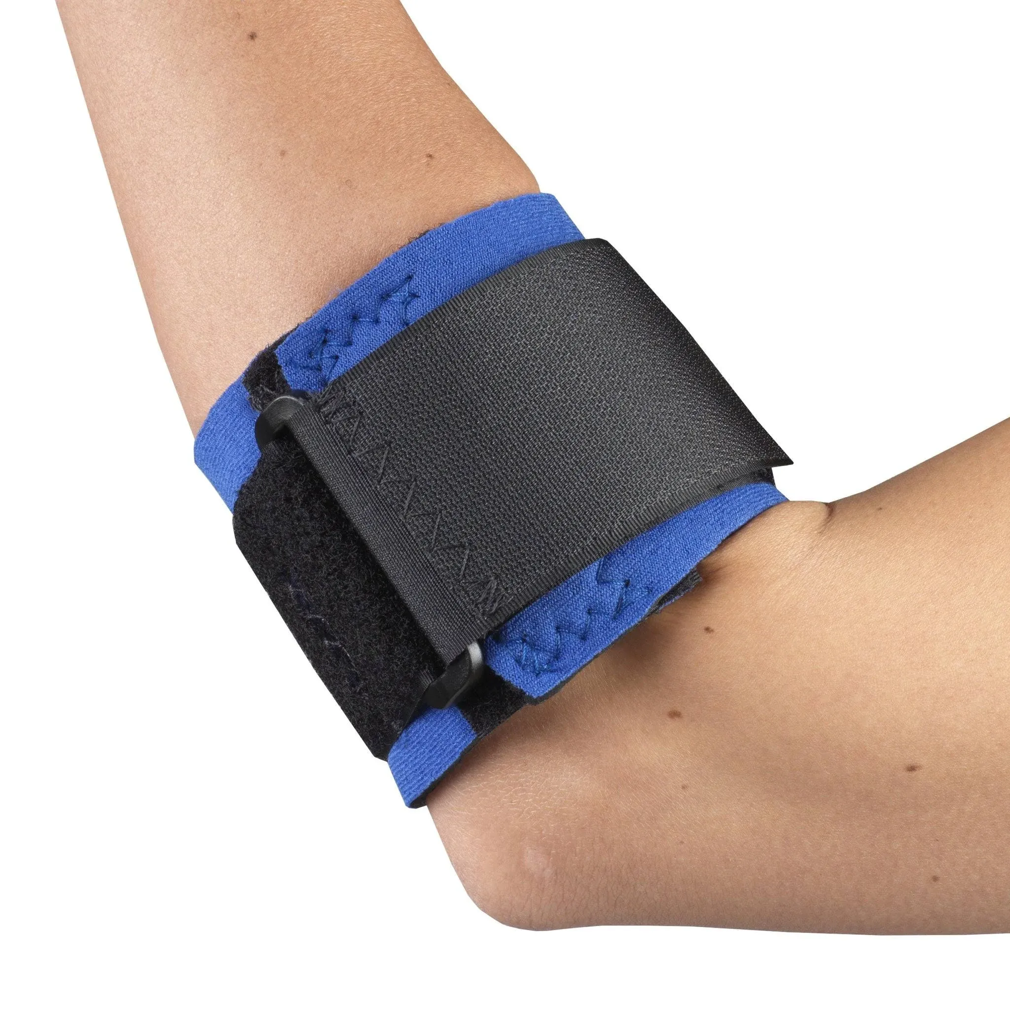 OTC Neoprene Elbow Strap with Support Pad, Blue, Small