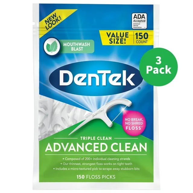 Dentek Advanced Triple Clean Floss Picks