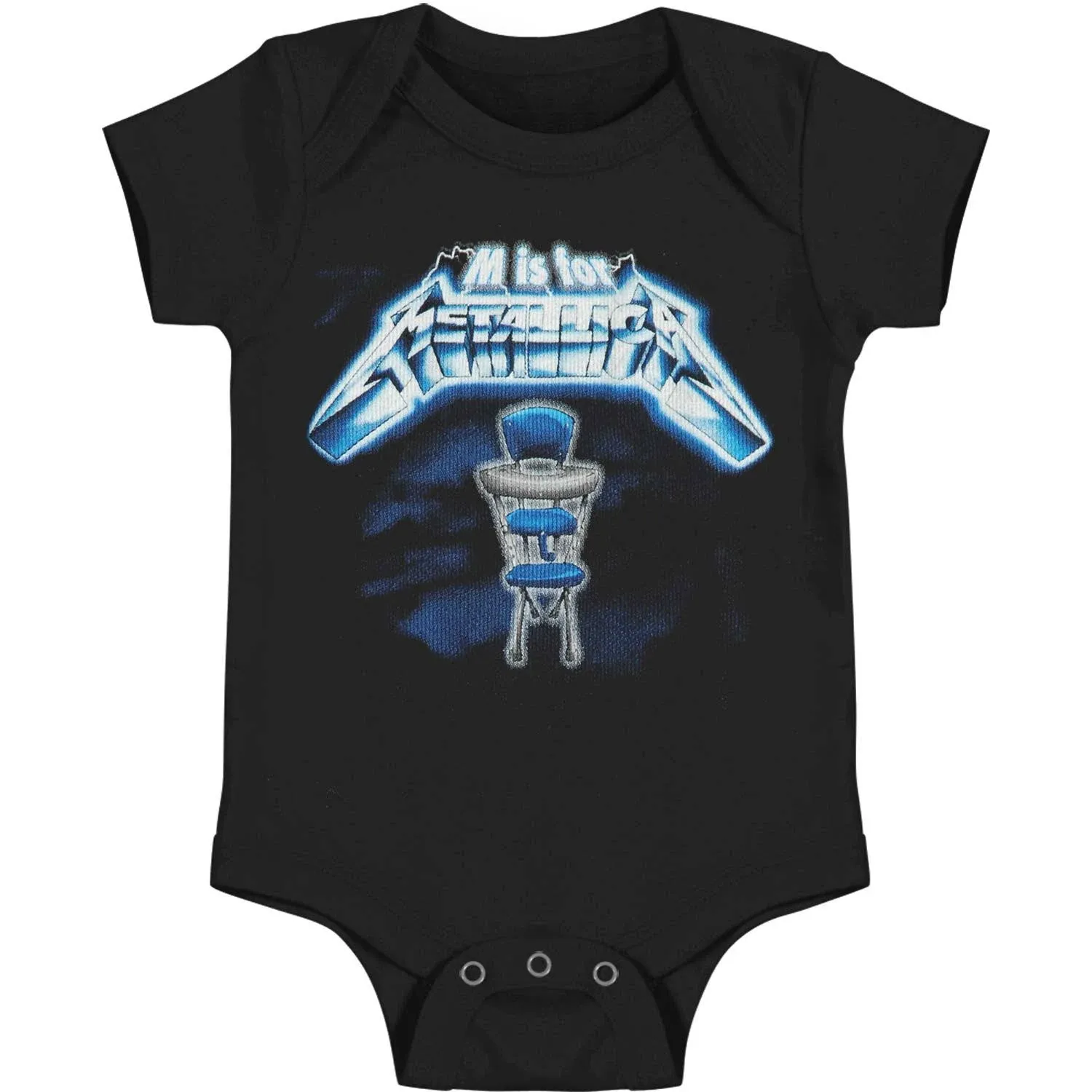 Metallica baby-boys Baby M Is for RTL Bodysuit