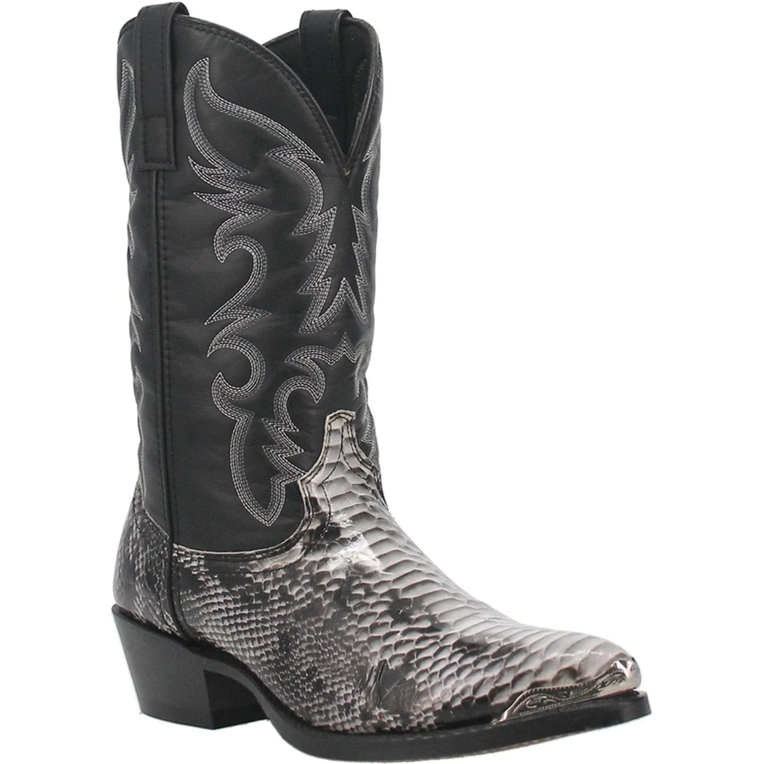 Laredo Men&s Monty Western Boots - Black/White