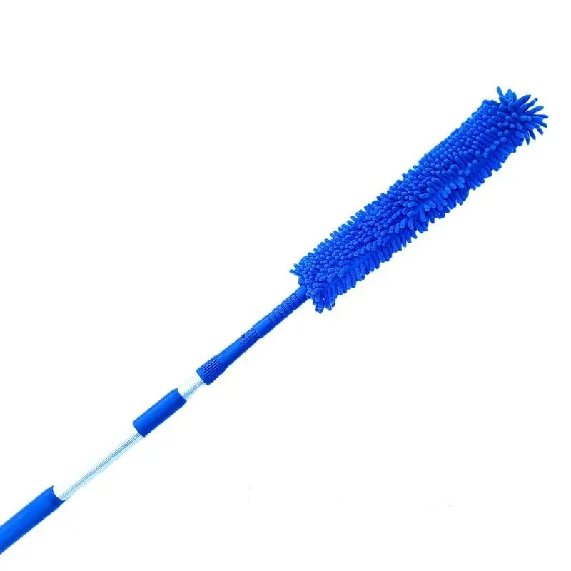 Spider Web Brush with Pole | Chenille Extension Duster, Aluminum Extension Rod |