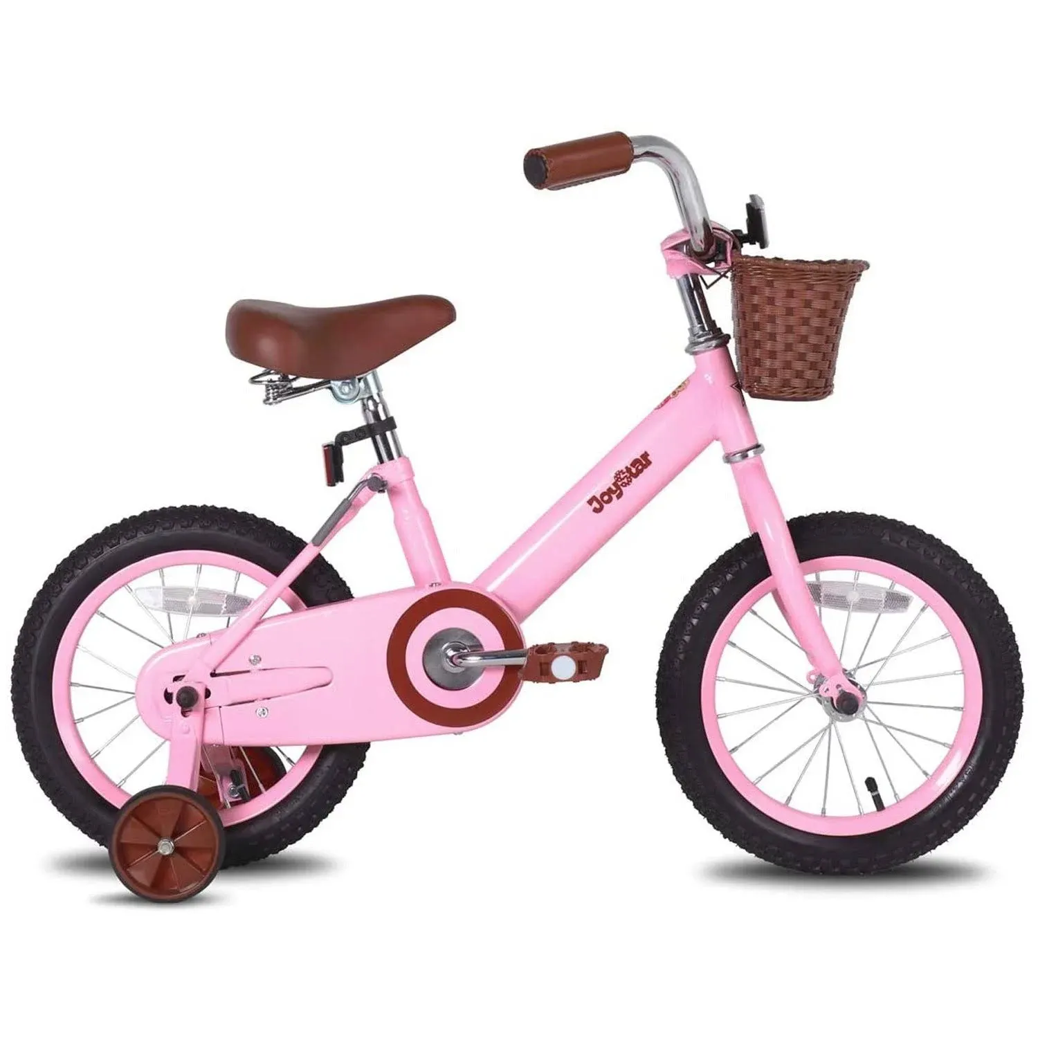 JOYSTAR Vintage Kids Bike with Training Wheels & Basket, 12 14 16 20 24 Inch Girls Bike for 2-14 Years Old, Multiple Colors