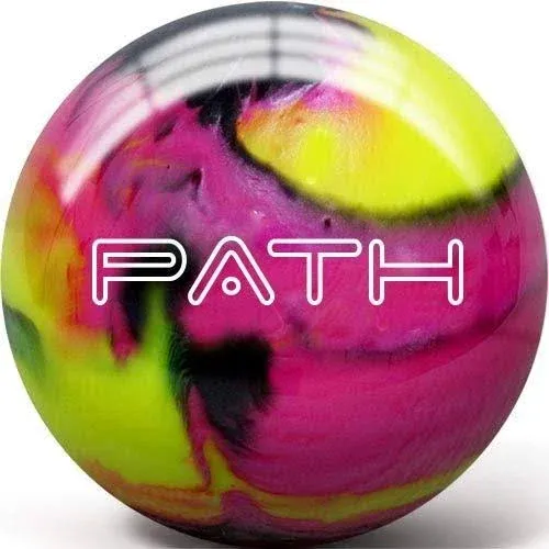 Pyramid Path Bowling Ball (Pinkyellowblack, 14 lb)