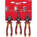 Milwaukee Hand Tools - VDE Pliers Set, 3 Piece