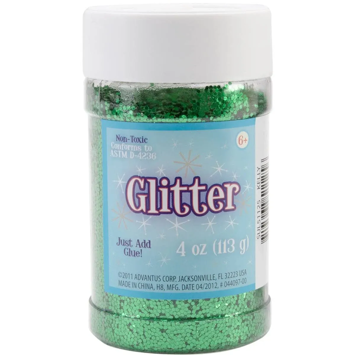 Glitter 4oz Kelly Green