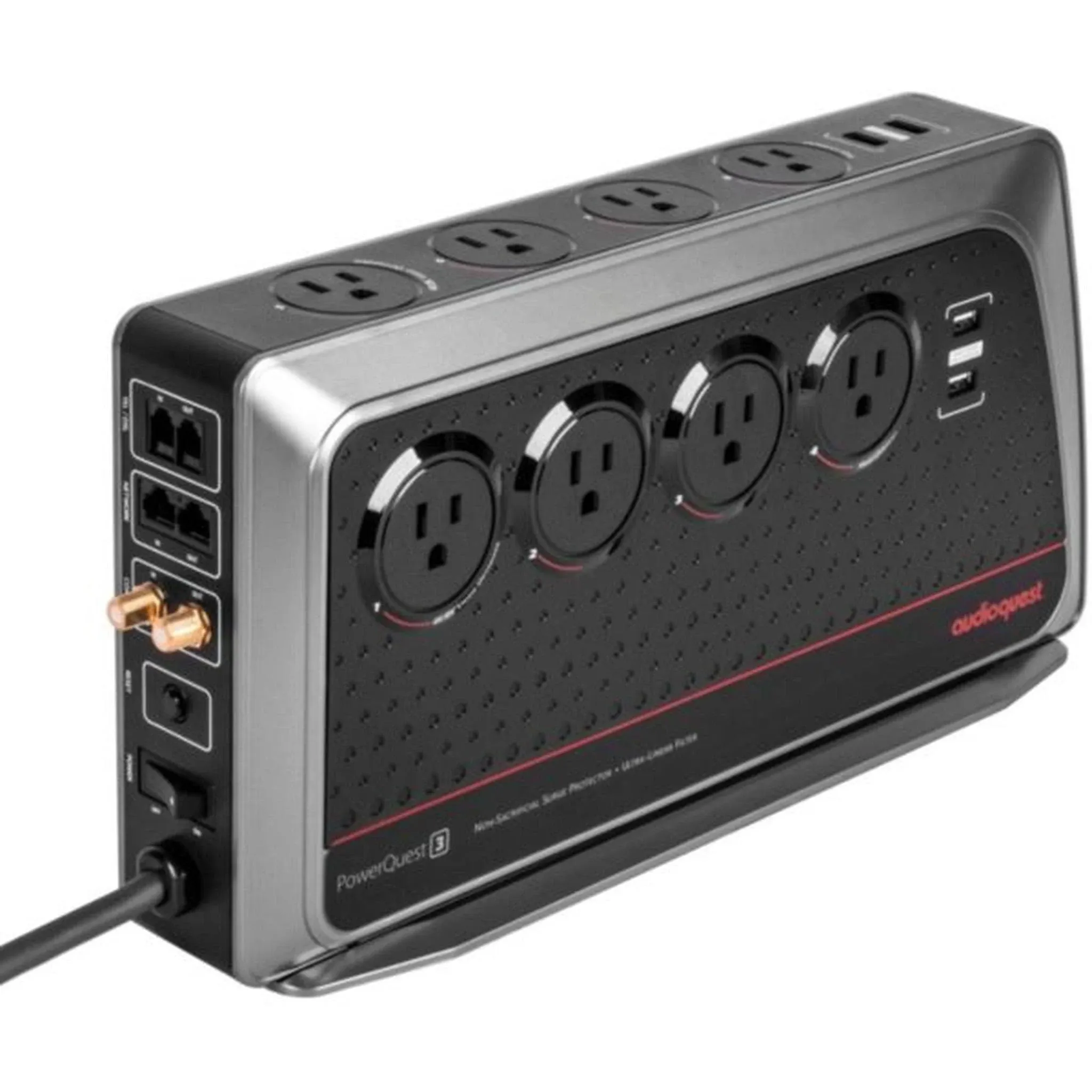 AudioQuest PowerQuest 3 - 8 Outlets Surge Protector - Power Filter