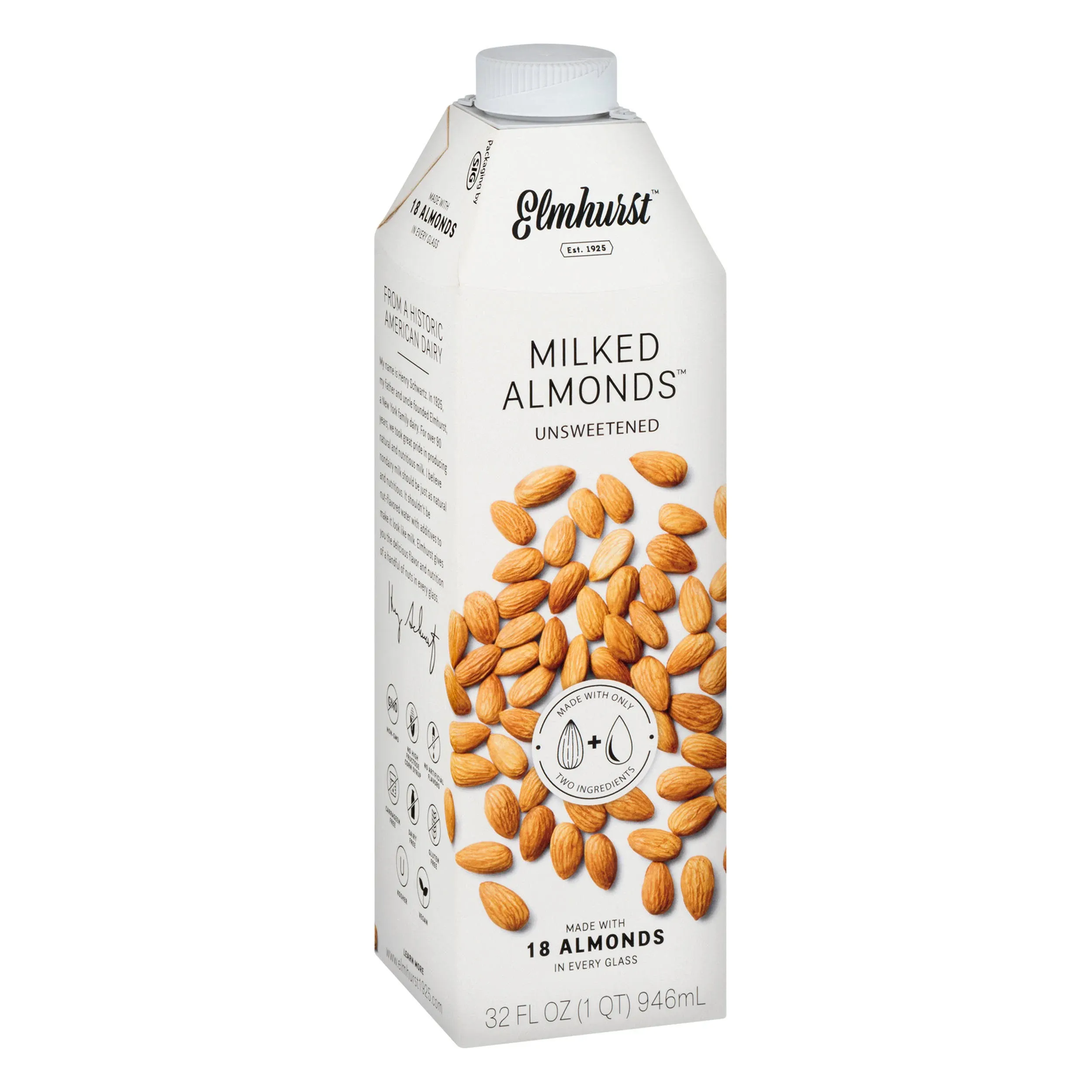 Elmhurst Unsweetened Milked Almonds