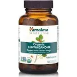 Suplemento Himalaya Ashwagandha orgánicos para alivio del estrés y Energy Boost, 60 caplets, suministro para 2 meses