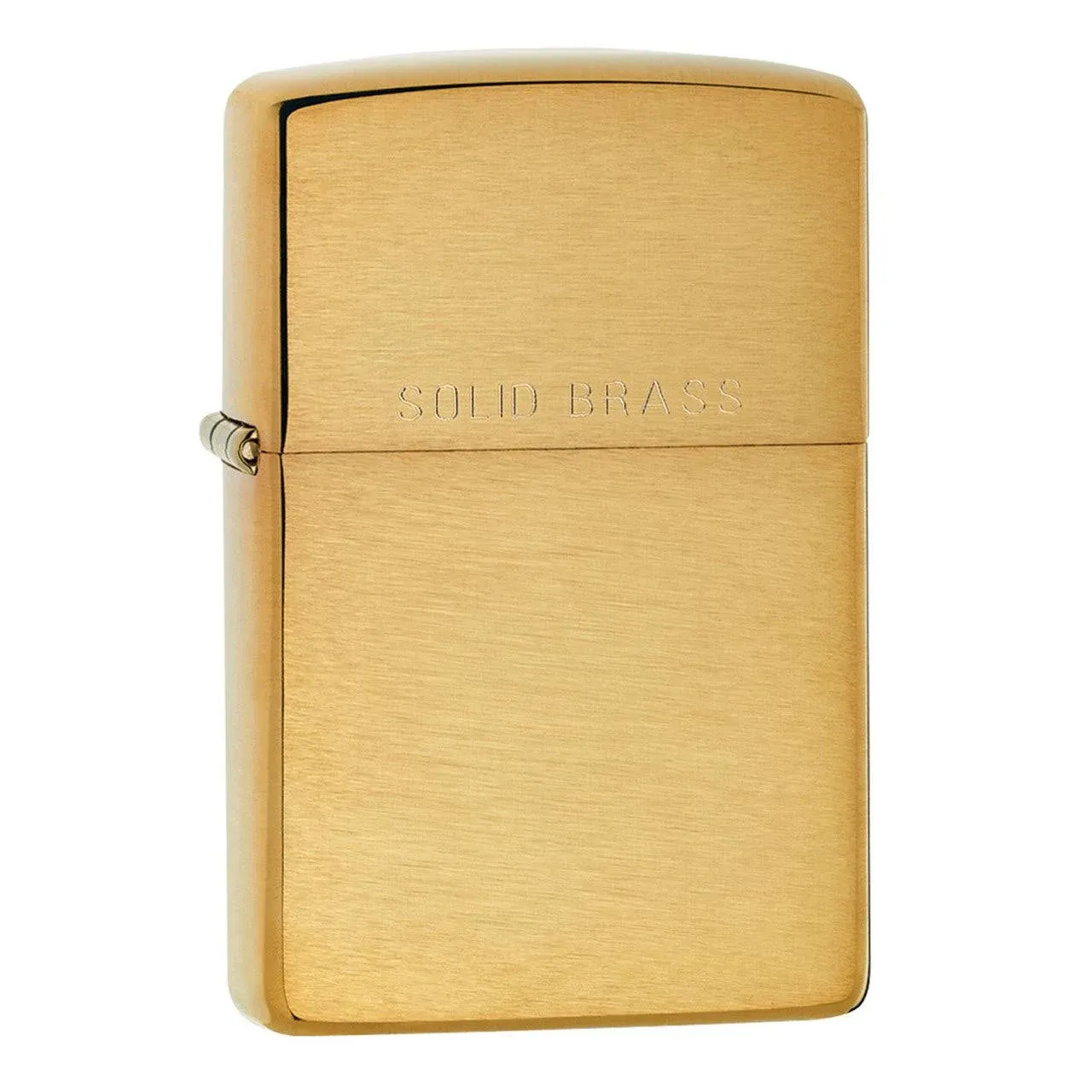 Zippo Classic Brushed Solid Brass Pocket Lighter