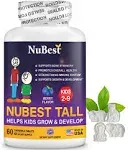 NuBest, Tall, Kids 2-9, Berry, 60 Chewable Tablets