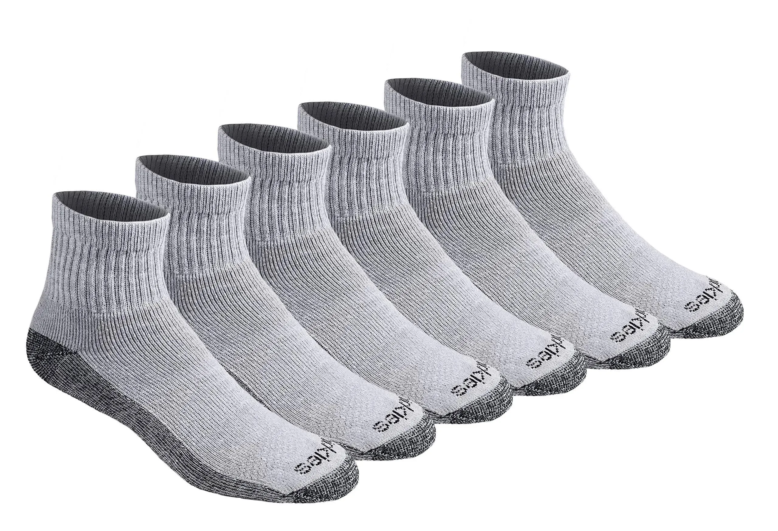 Dickies Men's Dri-tech Moisture Control Quarter Socks Multipack