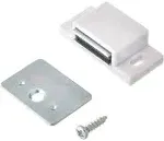 Shutter Hardware 50631-R Box of 10-15lb Single Magnetic Catch White/Retail Pack.