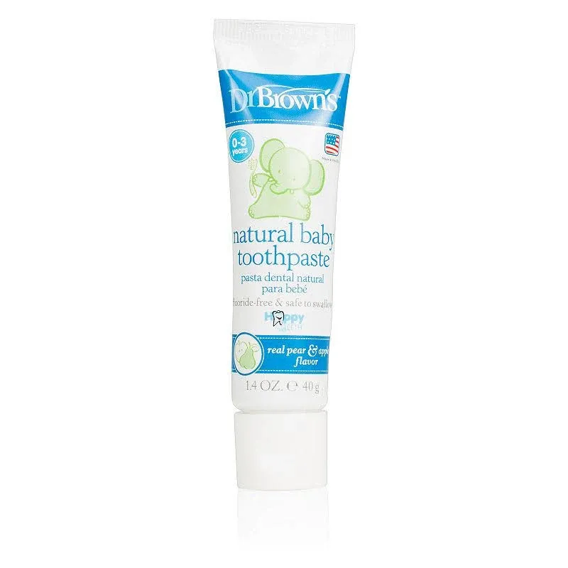 Dr. Brown's Fluoride-Free Toothpaste, Brown/Pear - 1.4 oz tube