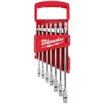 Milwaukee 48-22-9406 7 Piece Ratcheting Combination Wrench Set - SAE