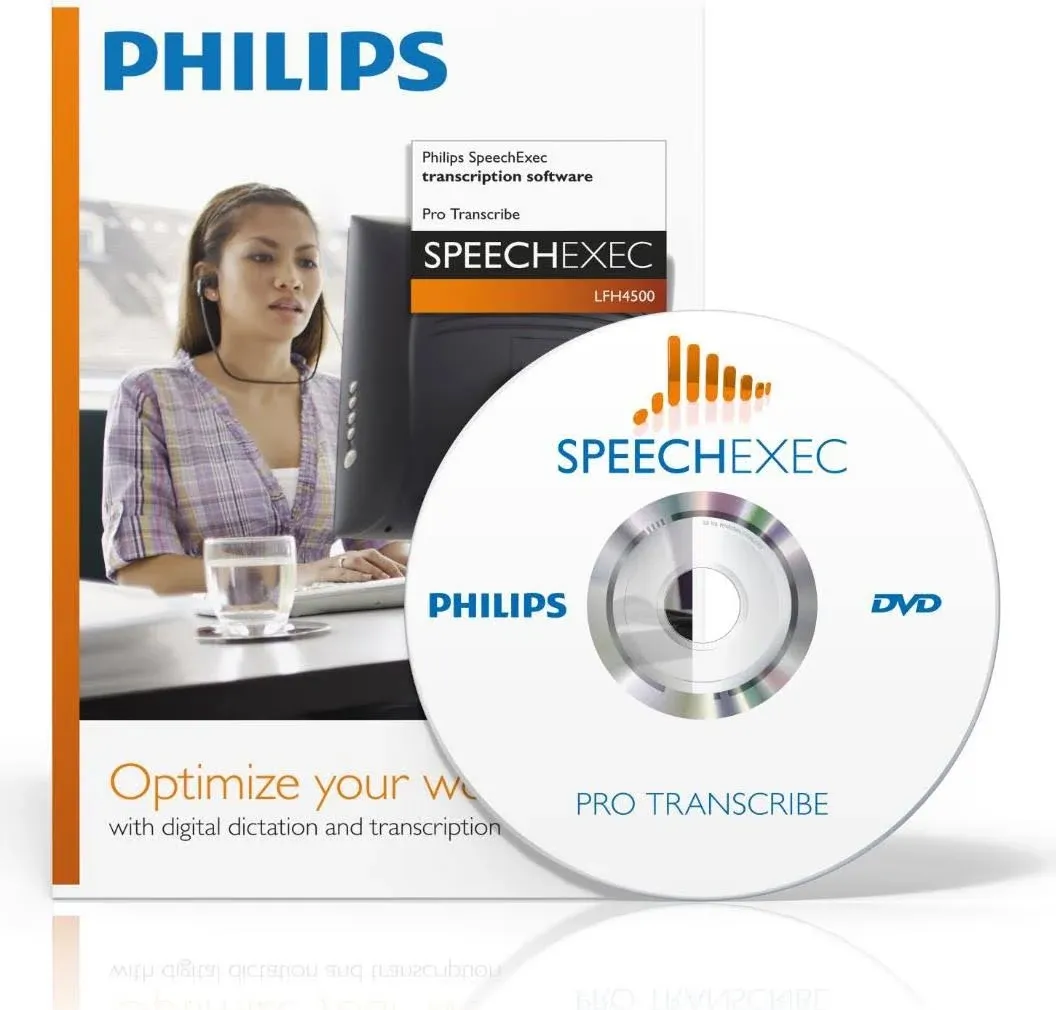 Philips LFH4512-30 SpeechExec Pro 12 Transcribe 2-Year Subscription Software - Download