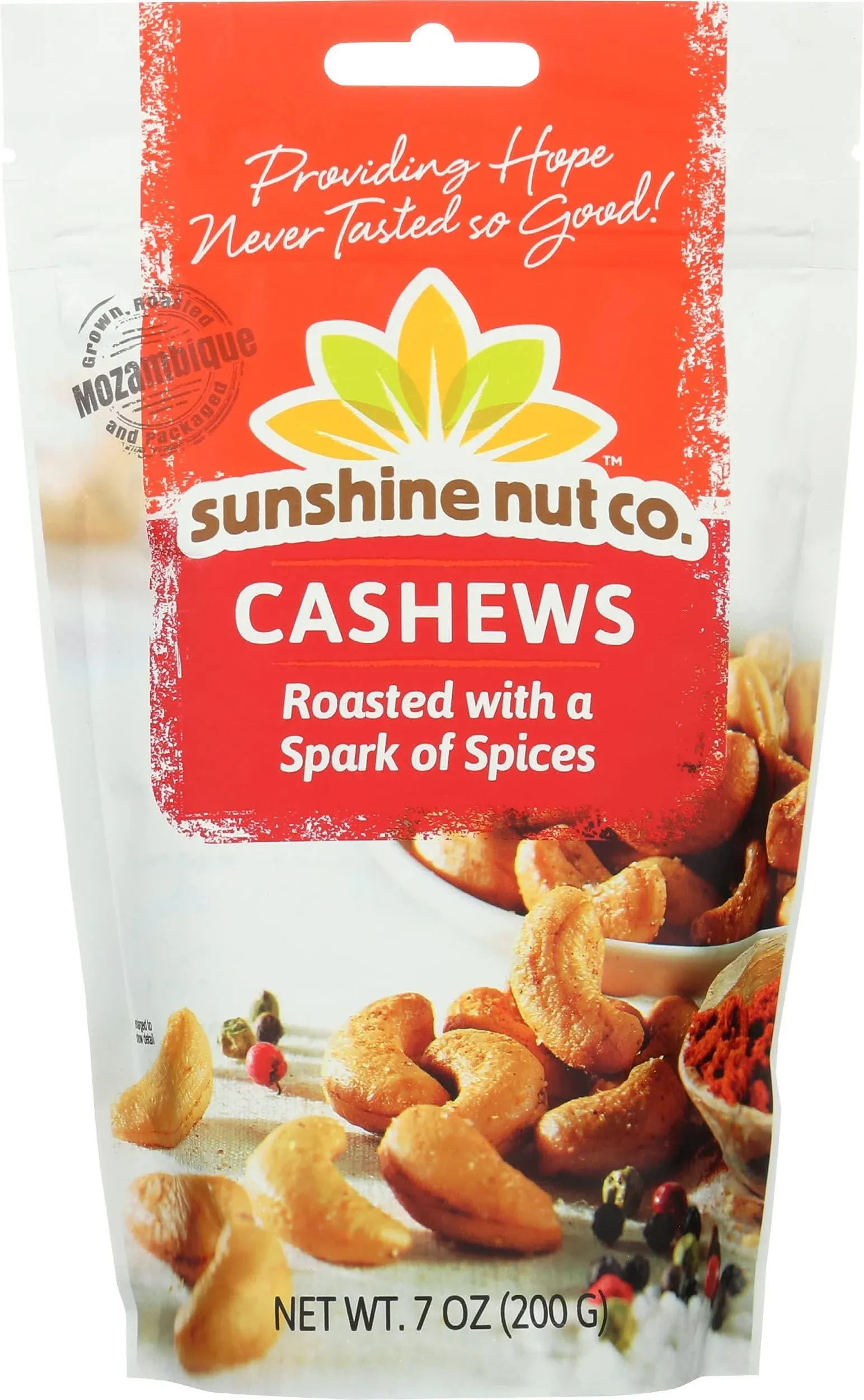 Sunshine Nut Company, Cashews Rstd Spices, 7 Oz(Case Of 6)