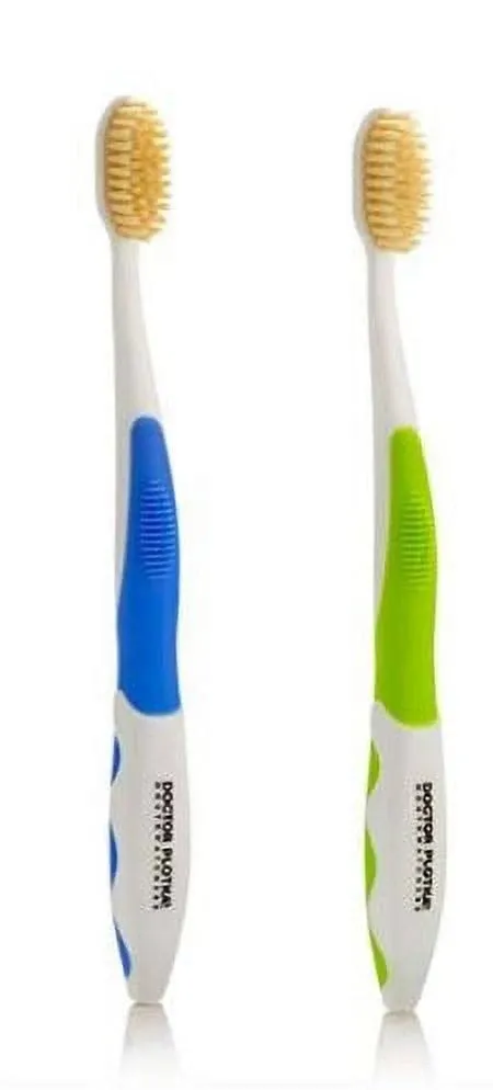 Mouthwatchers Antimicrobial Floss Bristle Silver Toothbrush Adult 2