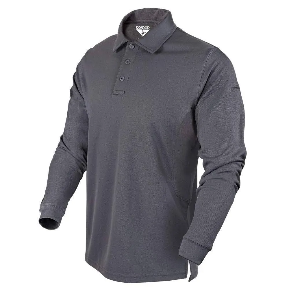 Condor Long Sleeve Performance Tactical Polo Graphite / XL