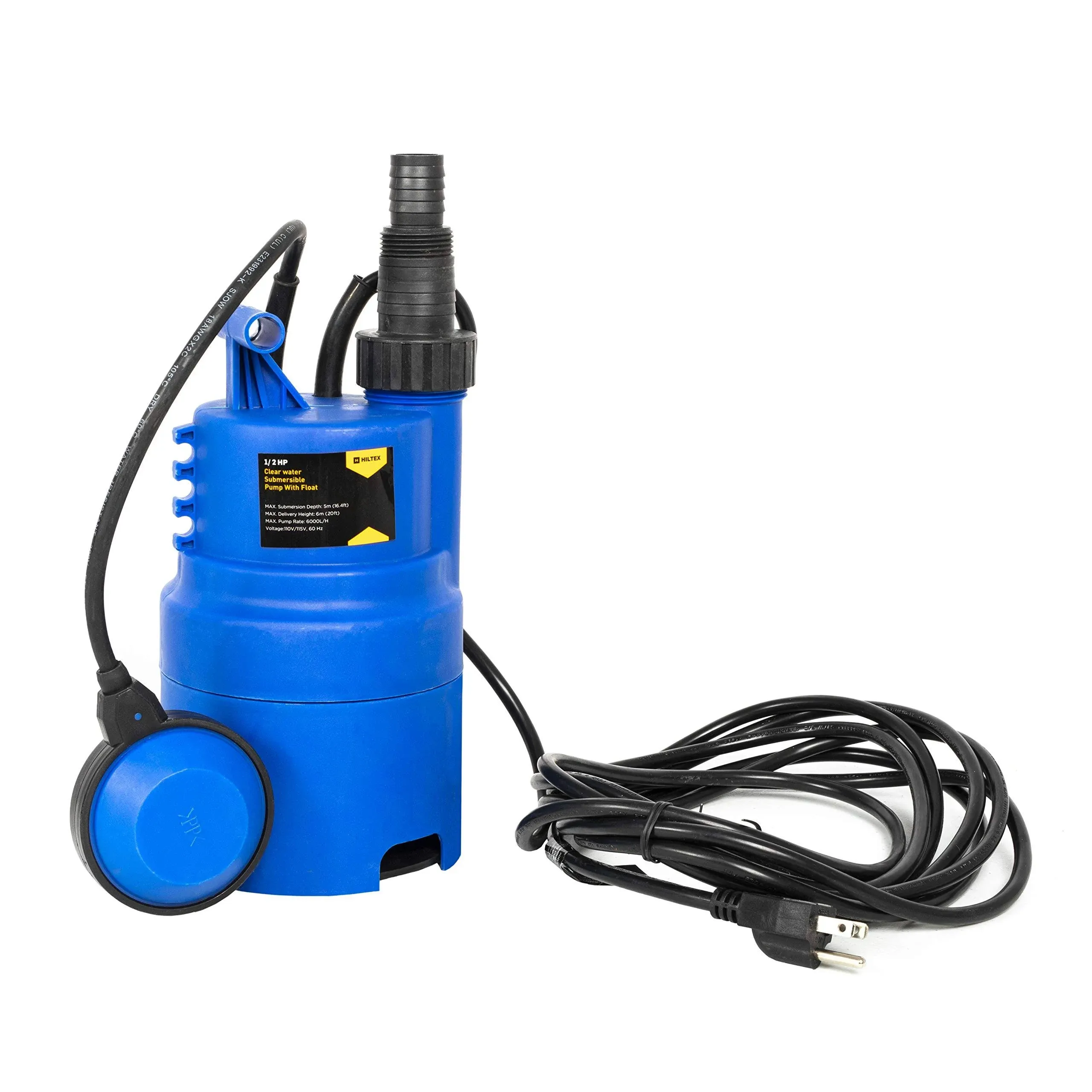 EZ Travel Collection Submersible Pool Draining Water Pump (1,580 Gallons per hour)