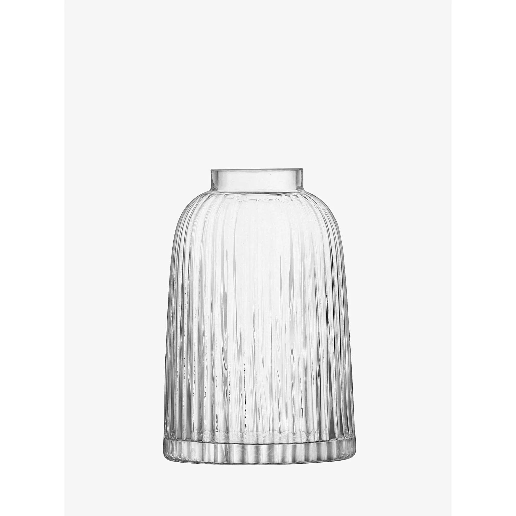 LSA International - Pleat Vase - Clear - 20cm