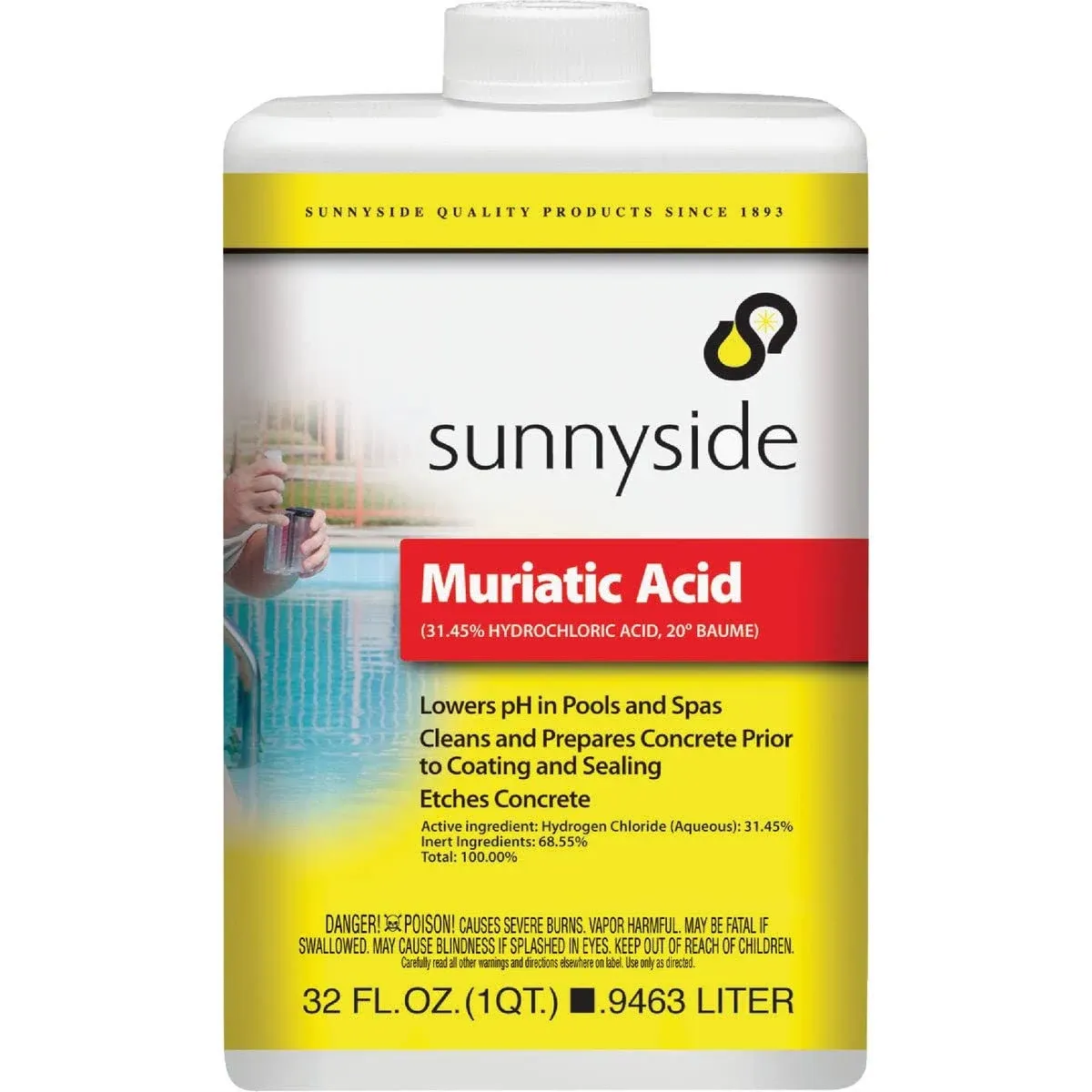 Muriatic Acid, 1 Qt.