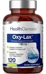 Oxy-Lax 750 mg 120 vcaps - Natural Magnesium Oxide Oxygen Based Colon Cleanse Gentle Laxative Supports Healthy Digestive Tract Regularity