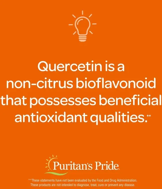 Puritan's Pride Quercetin Complex with Vitamin C -100 Vegi Caps