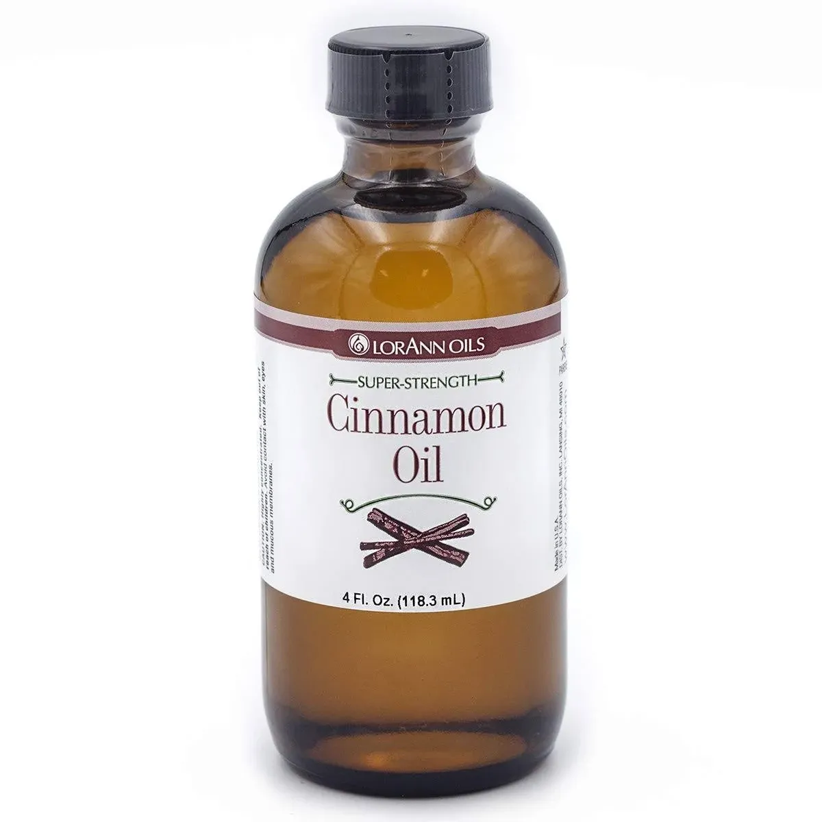 Lorann Cinnamon Oil SS Flavor 4 Ounce Bottle