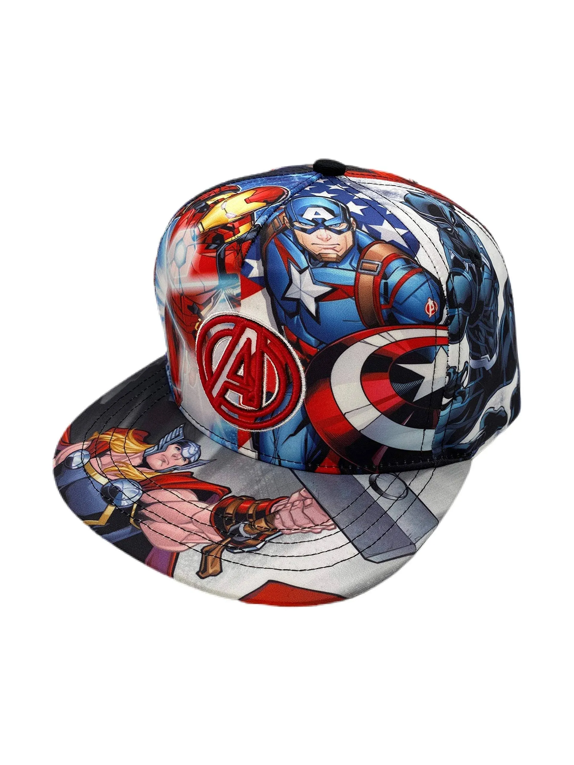 Marvel Legends Captain America Hulk Baseball Cap Avengers Hat Ages 5-14 for Boys