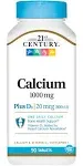 21st Century Calcium 1000 + D, Coated Caplets - 90 caplets