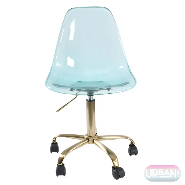 Urban Shop Acrylic Rolling Office Chair