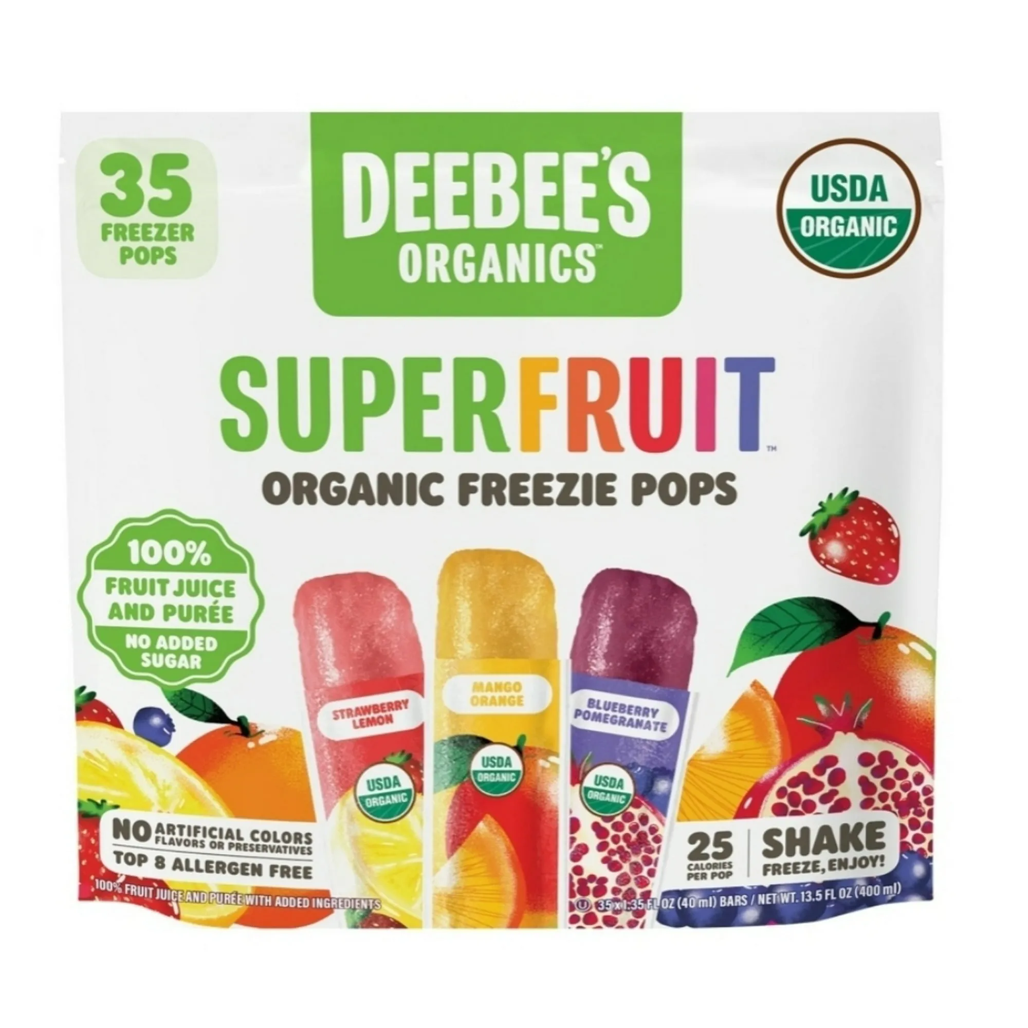 DeeBee's Organics SuperFruit Freezie