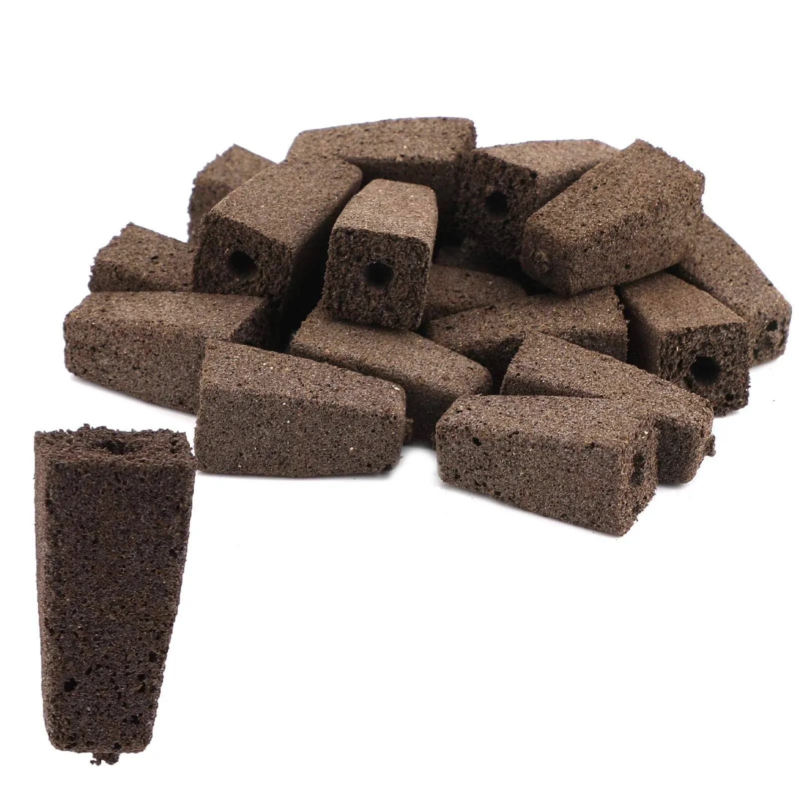 LUTER 20Pcs Grow Sponges Seed Starter Plugs Root Growth Sponge Plugs Compatible with Seed Pods for Indoor Hydroponic Growing System