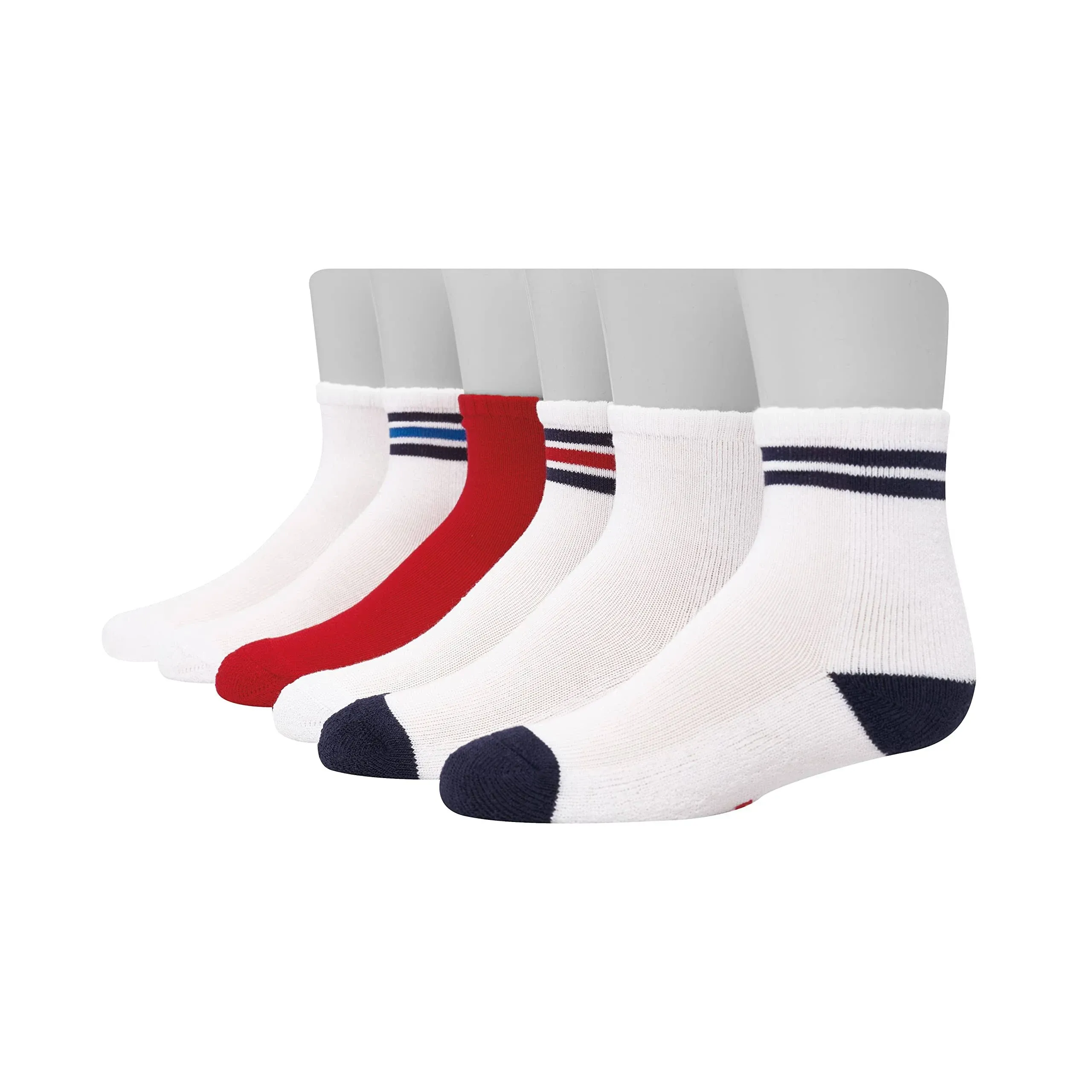 Hanes Baby Boy's 6-Pack Crew Socks