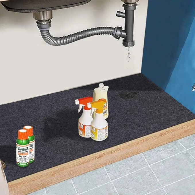 Under The Sink Mat,Cabinet Mat – Absorbent/Wate<wbr/>rproof – Protects Cabinets, Pr...