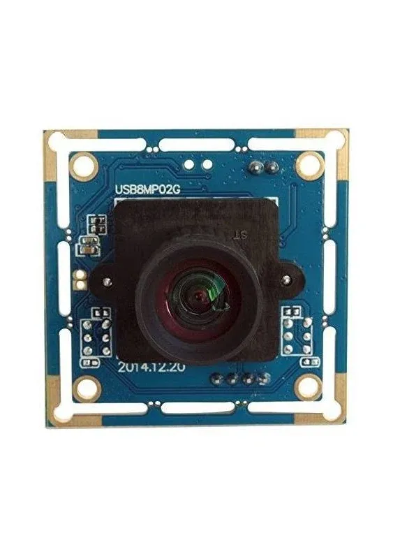 8 MP USB Camera Module with 180 Degree Fisheye Lens Webcam Super HD 3264X2448 Embeded Camera for Industrial,USB with Camera for Linux Windows Android Mini Web Cam Plug&Play OTG Supported Webcamera