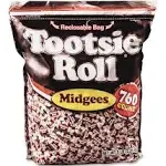 Tootsie Roll Chocolatey Twist Midgees Resealable Standup Bag, Peanut Free, Gluten Free original, Allergy Friendly, Mini Midgees 77.76 Ounce