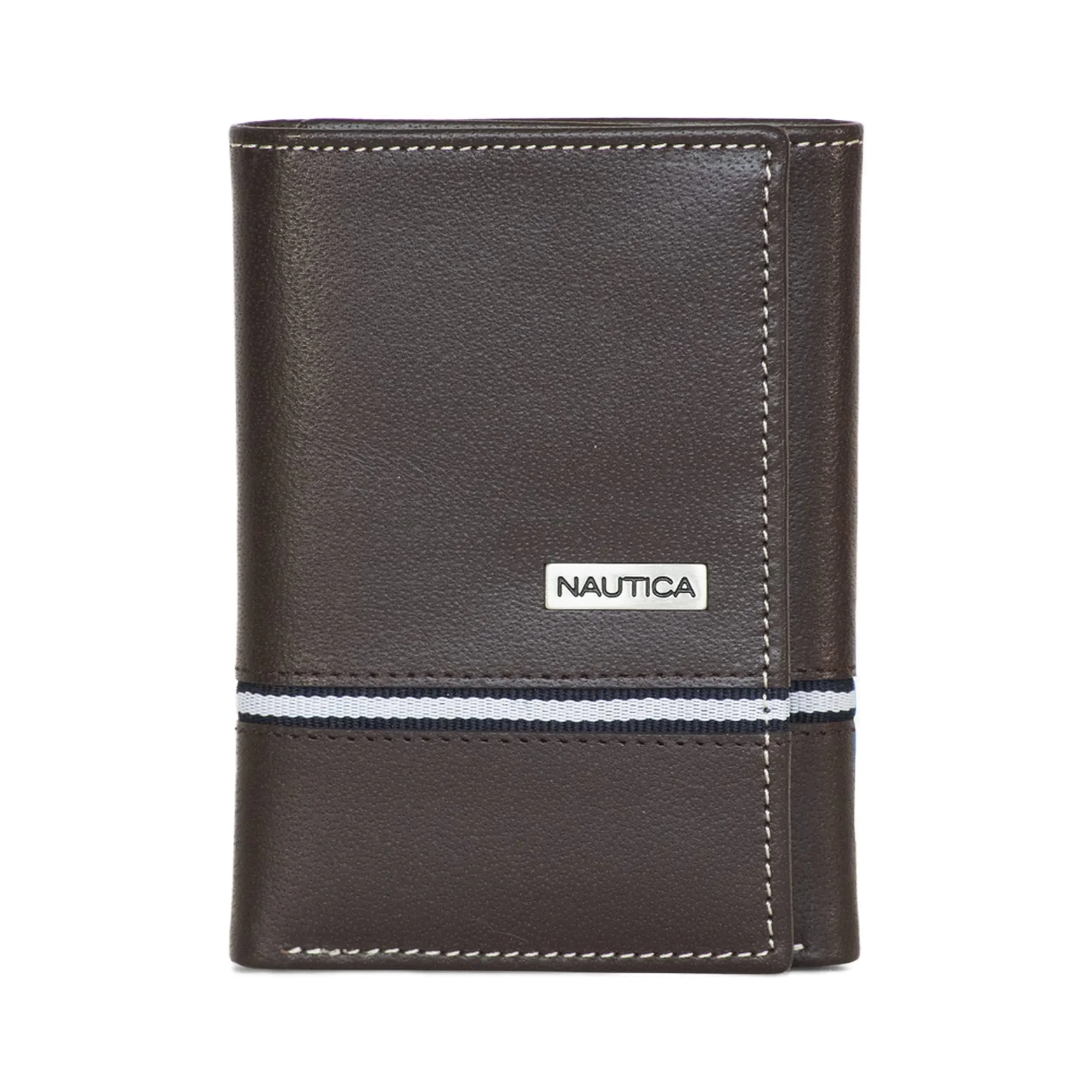 Nautica Men's Trifold Wallet - Brown