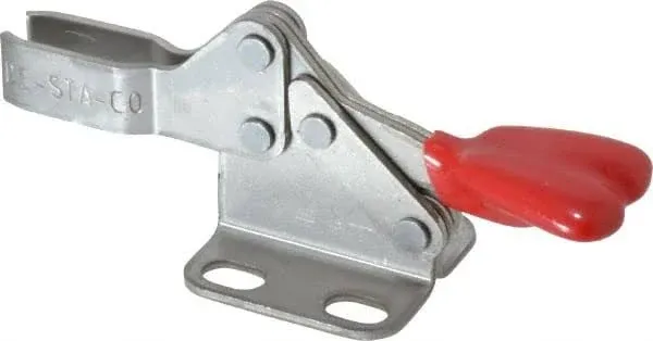 De-Sta-Co Manual Hold-Down Toggle Clamp: Horizontal, 100 lb Capacity, U-Bar ...