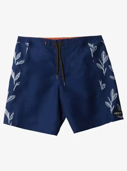 Quiksilver Waterman Cliffside Ginger Boardshorts Blue Size 32