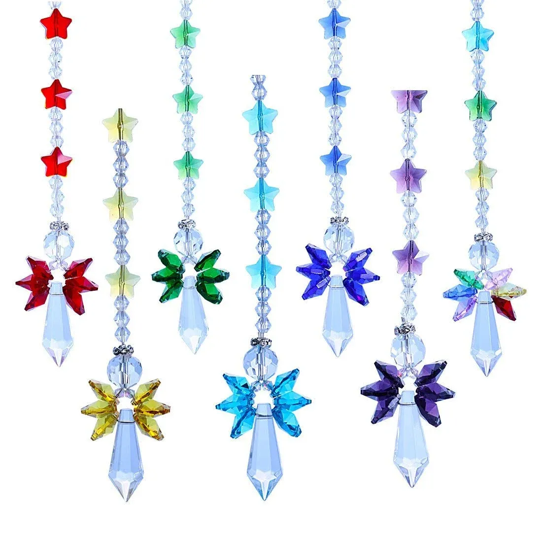 Crystalsuncatcher Crystal Glass Guardian Angel Rainbow Maker Collection Suncather ...