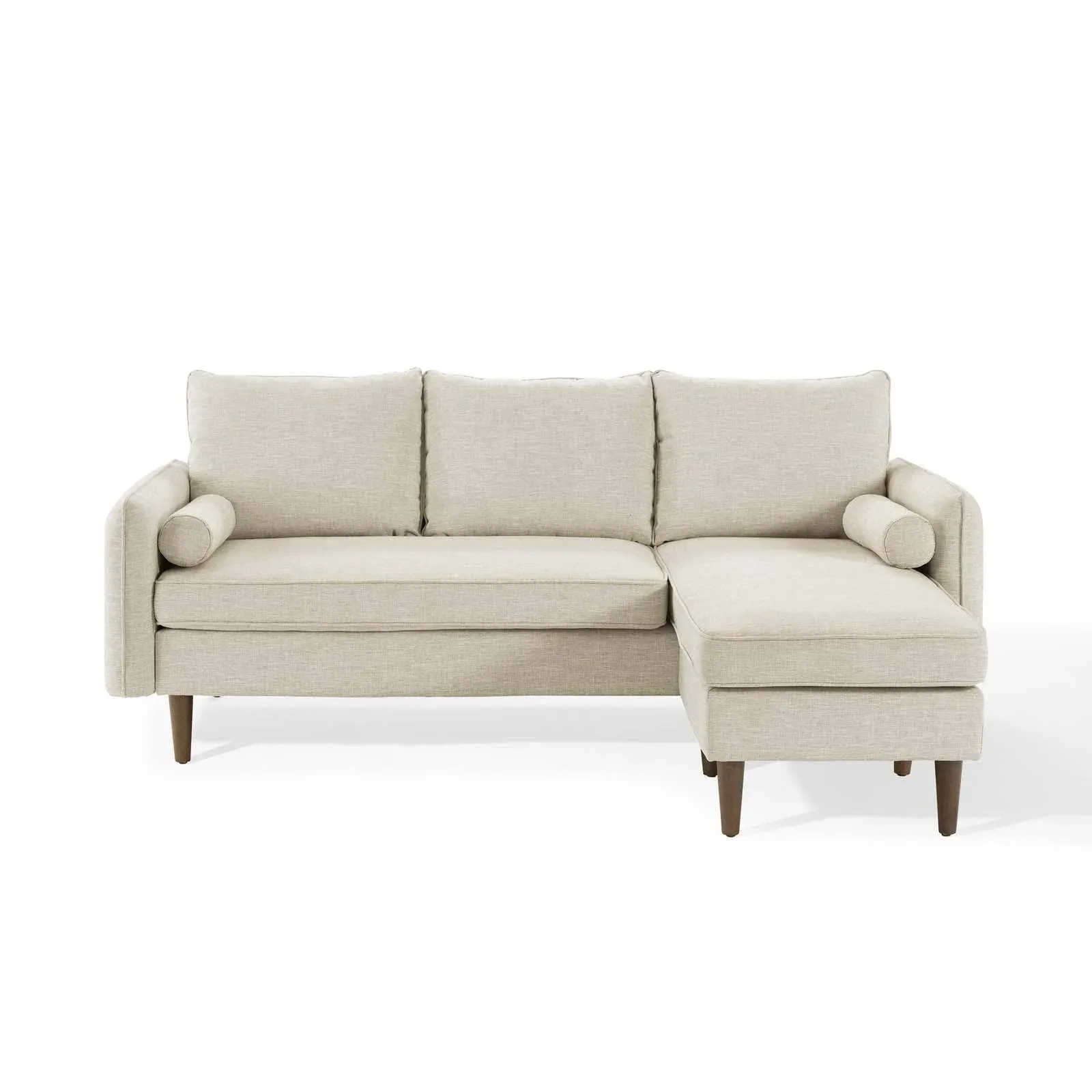 Modway Revive Upholstered Right or Left Sectional Sofa Beige