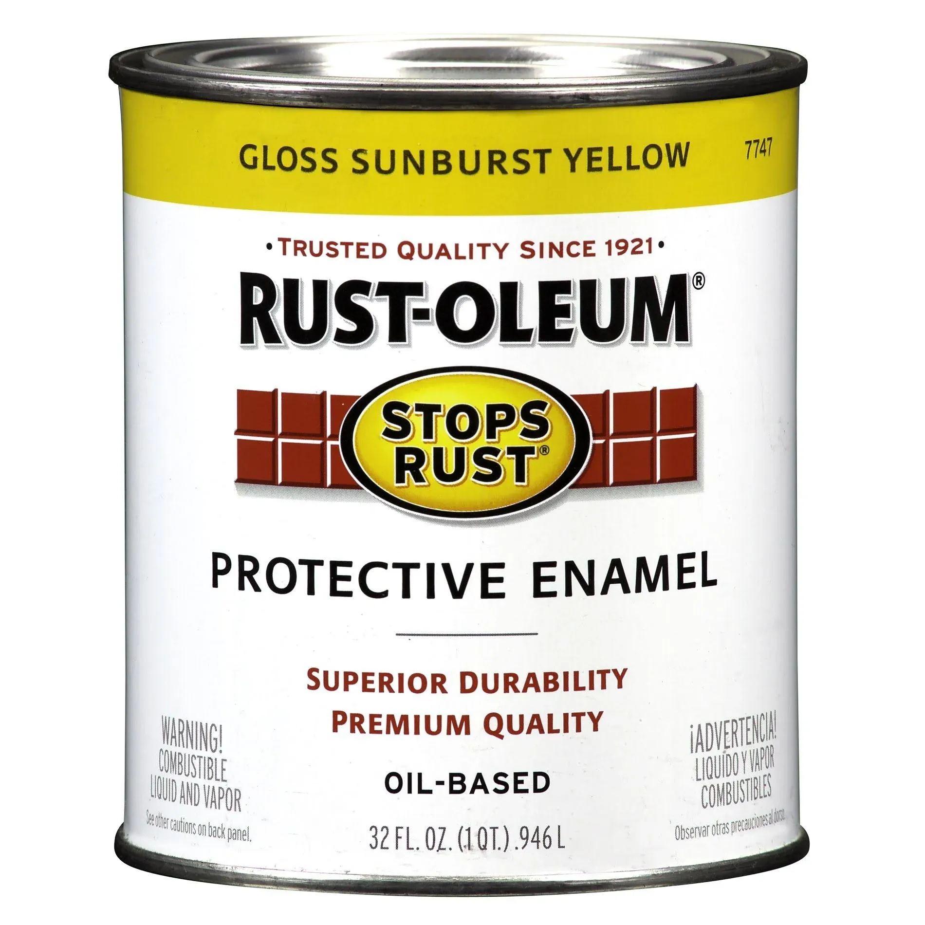 1 qt. Protective Enamel Gloss Sunburst Yellow Interior/Exterior Paint